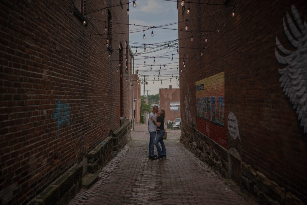 Engagement session in Mansfield, Ohio.