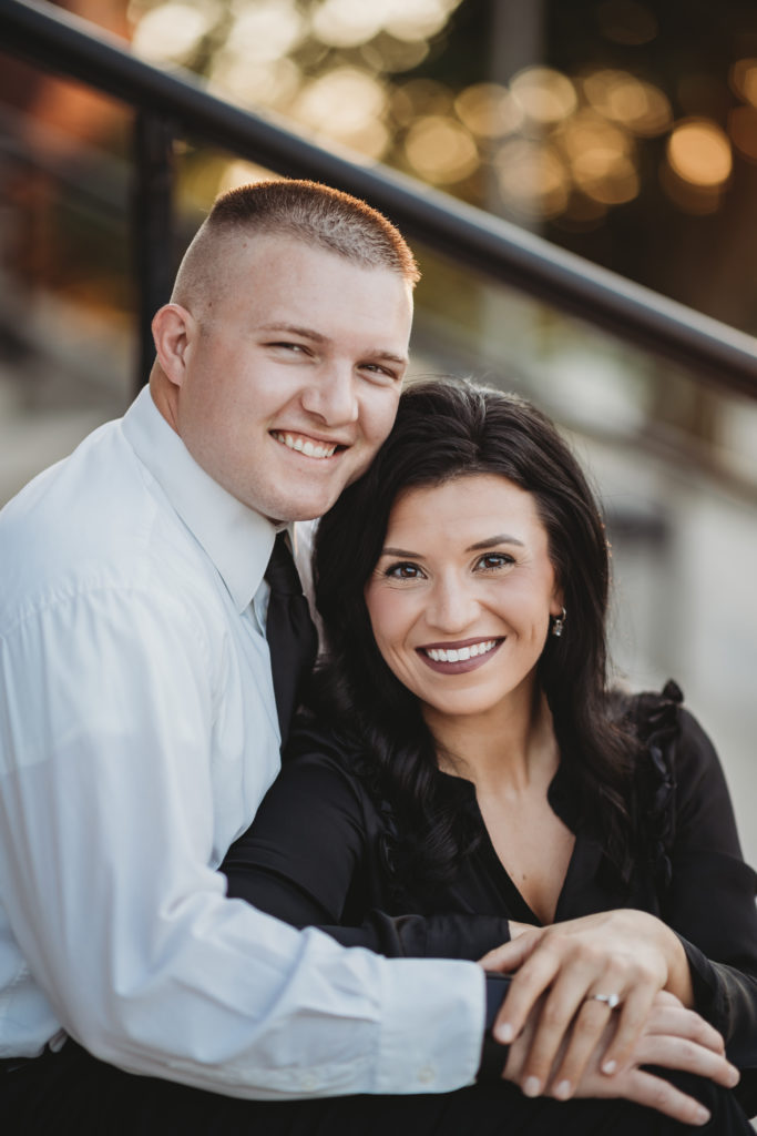 Austin and Allison engagement session at Shrine Park in Carey, Ohio by Jessica Karcher Photography